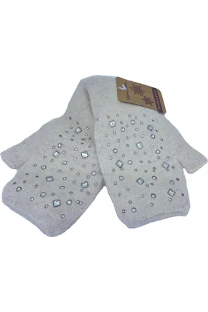 Merkloos Winter Handschoenen - Dames - Verwarmde - met glanzende stenen