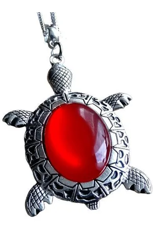 2 Love It Schildpad Red - Ketting - 46 cm lang