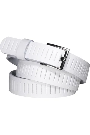 Pierre Mouton Sleufriem - Kledingriem - Leer - Splitleder - Volwassenen - Heren - - 30mm - 120cm