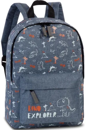 Fabrizio Rugzak - Dino Explorer - 36 x 25 x 12 cm - Denim