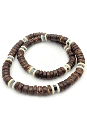 No Evil ?? Kralenketting kokoskralen met hematiet