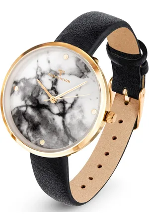 Pierre Cardin Temptation Dames horloge met kunstleer band, waterdicht