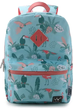 YLX Gear SEASON SALE: Gear & Freek Vonk Oriole Rugzak voor kinderen | & Yucca, flamingo. Gemaakt van gerecycled plastic. Jongens, meisjes, schooltas, rugtas | , tropische vogels