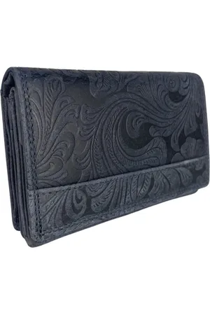 ARRIGO BELLO Leren Dames Portemonnee - Luxe Dames Portemonnee Met Ruime Vak Voor Kleingeld