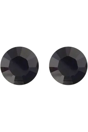 Biba Oorbellen met Swarovski Steentje Dark Indigo