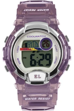 Coolwatch By Prisma CW.379 Kinderhorloge Digital kunststof/siliconen purple 38 mm