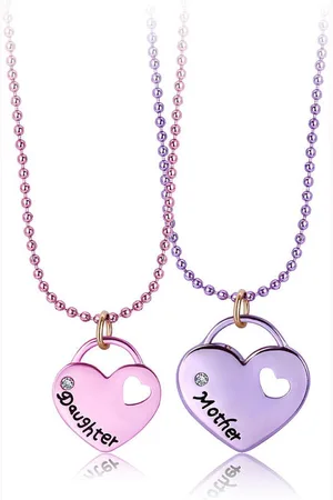 Bixorp Friends Moeder Dochter ketting voor 2 met - "Daughter & Mother" - Vriendschaps Cadeau