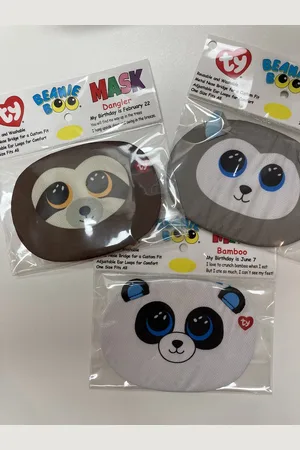 TY 3 mondkapjes jongens - Slush Dangler Bamboo