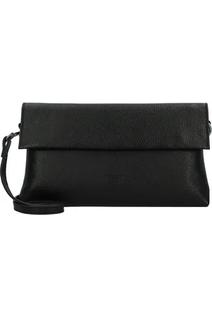 Jost Leren Koppeling Schoudertas Vika Clutch Zwart