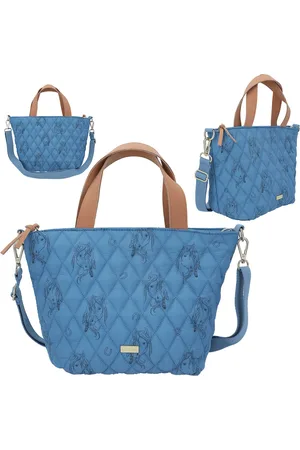 Depesche Miss Melody mini shopper - BLUE QUILT