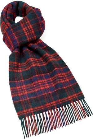 Bronte by Moon Sjaal Tartan MacDonald - Meriono Lamswol - 25 x 190 - Scotland