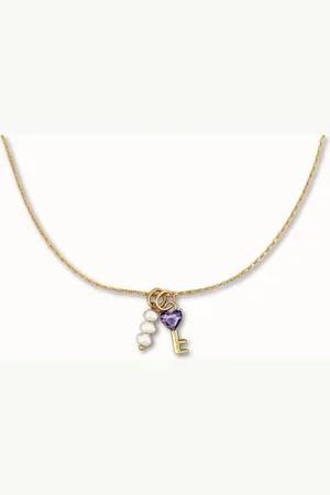 ByNouck Jewelry - Choker Ketting Liefdes Parels - Sieraden - Vrouwen Ketting - Goudkleurig