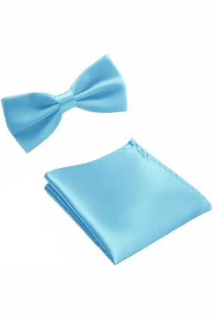 Merkloos Vlinderstrik - inclusief - pochette - - strik - strikje - vlinderdas - pochet - heren