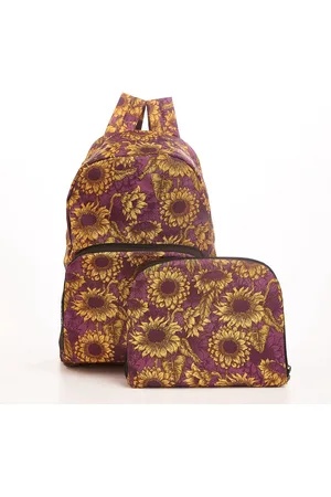 eco Backpack - B34PP - Purple - Sunflower