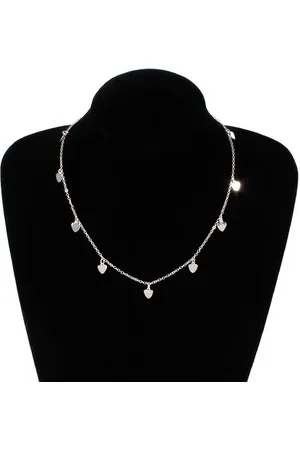 Joboly Coin Muntjes Munt Hart Hartjes Ketting - Dames - - 45 cm