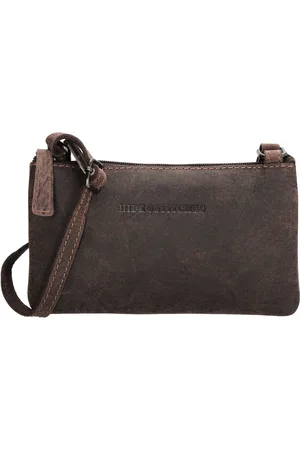 Hide & Stitches Idaho Crossbody Schoudertasje - Clutch - Avondtasje - 100% Leder - - 100% Leer