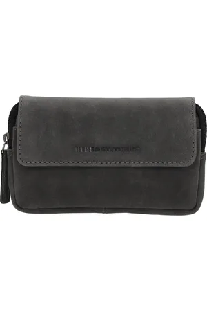 Hide & Stitches Idaho Telefoontasje - Bevestiging aan je Riem - Veilig & Praktisch - - 100% Leer