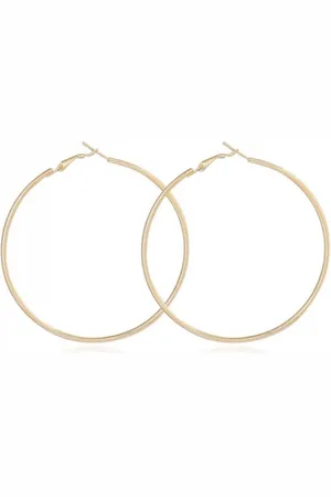 Joboly Grote ronde ringen oorbellen maat 5cm - Dames