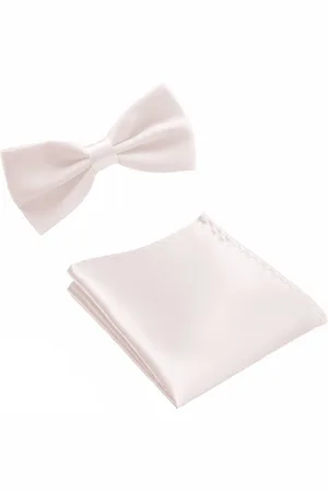 Merkloos Vlinderstrik - inclusief - pochette - - strik - strikje - vlinderdas - pochet - heren