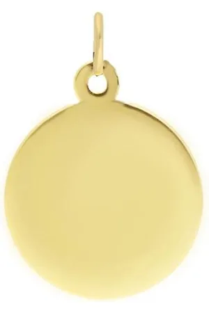 Glow 242.0031.12 Unisex Hanger - Sieraad - Rond - 14 Karaat Goud - Geelgoud - 12 mm breed - 12 mm lang