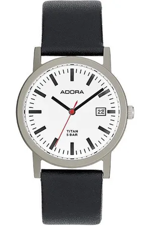 Adora Mooi horloge Titanium met datumaanduiding. AB6550