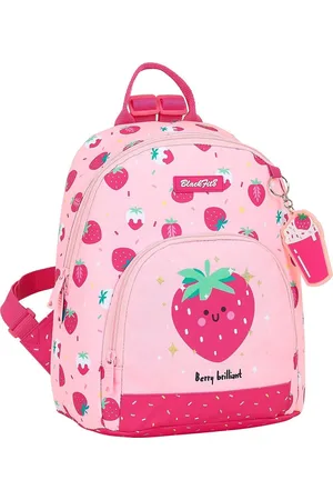 Blackfit8 Peuterrugzak Aardbei - 28 x 24 x 5 cm - 100% gerecycled Polyester