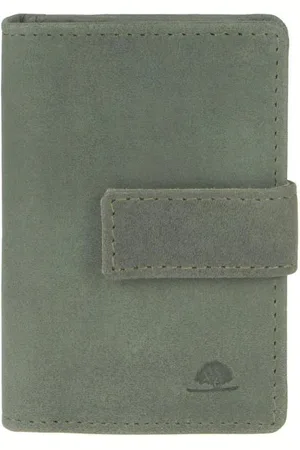 Greenburry RFID creditcard wallet met moneyclip - green