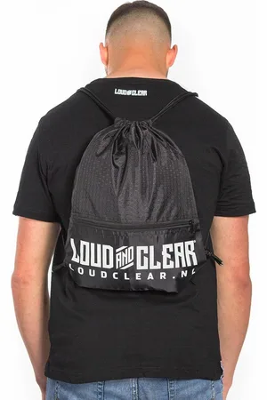 Loud and Clear ® - Gymtas - Sporttas - Jongen - Rijgkoord - Trekkoord - Waterdicht