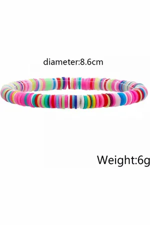 Akyol Kralenarmband – regenboog - ibiza armband - bohemian sieraden - pride - pride armband - gaypride - lgbt - armband lgbt - pride feest - festival armband - regenboog armband - bohemian – vrolijke armband – cadeau – gift – vriendenarmb