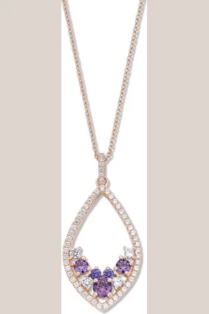 Velini Jewels P6409AM -Hanger+Ketting -925 Zilver -Gekleurde Cubic Zirkonia