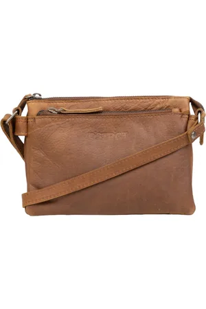 DSTRCT Kleine Crossbodytas / Schoudertas Dames - Leer - Preston Park