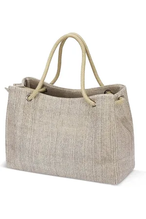 Merkloos Strandtas Dames Strandtas Grote Strandtas Familie met Rits Strandtas XXL Zwemtas Schoudertas Shopper