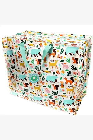 Rex London Boodschappentas groot - bosdieren - woodland