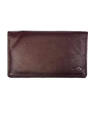 ARRIGO BELLO Portemonnee - Bordeaux Rood - Leer - Portemonnee Dames - Portefeuille
