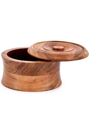 Merkloos Handgemaakte Vintage Houten Sieradenkist voor Ring- en Accessoireopslag met Klassieke Uitstraling