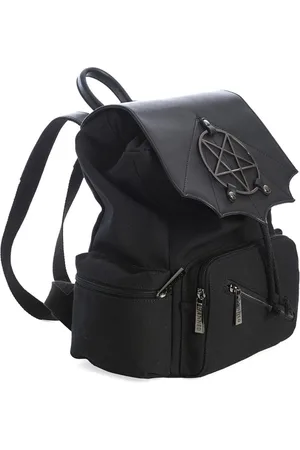 Banned Retro Moloch Pentagram Rugzak - 90% Katoen 10% PU - (hxbxd) ca. 36cm x 27cm x 19cm