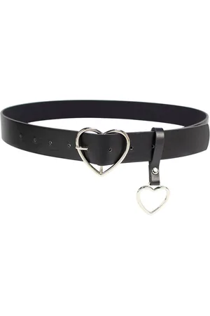 WiseGoods Tailleriem - Zilveren Gesp - Hart Gesp - Mode - Riem - Party Dress - Vrouwen - 105 cm