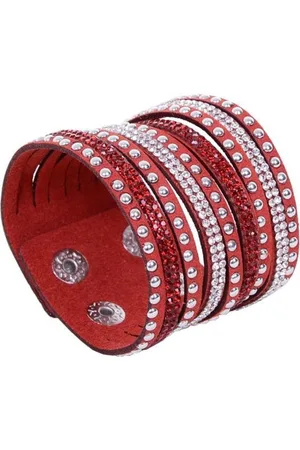 Fako Bijoux® Armband - Breed - Strass