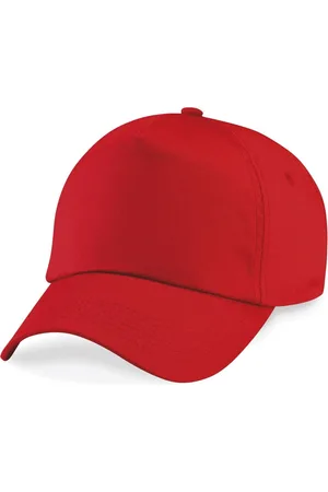 Beechfield Junior Original 5 Panel Cap Bright Red