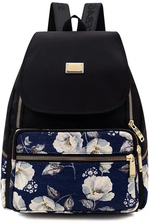 Merkloos Mode Rugzak Voor Vrouwen Dames Waterdichte Nylon School Schouder Purse Casual Dagrugzak Rugzak Blauwe Roos met Gratis Verzending dames rugzak