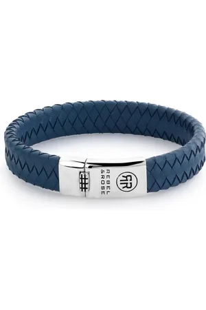 Rebel & Rose Armband - Zilver/Leder |