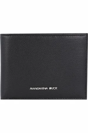 Mandarina Duck Leren Portemonnee Mellow Urban Wallet Zwart