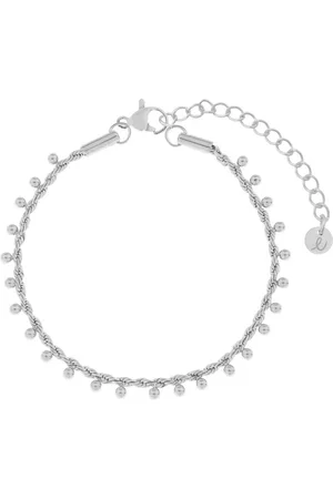 essentialistics Armband met veel balletjes - Volwassenen - Zilverkleur - Stainless steel (verkleurt niet) - Verlengkettinkje