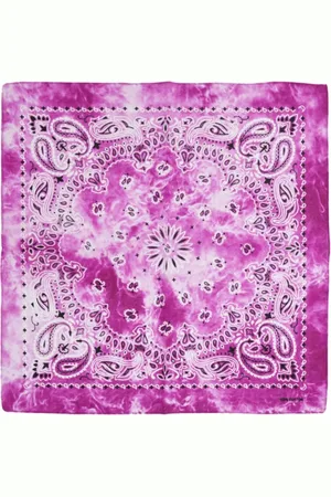 Fako Fashion Paisley Bandana - Tie Dye - Acid Wash