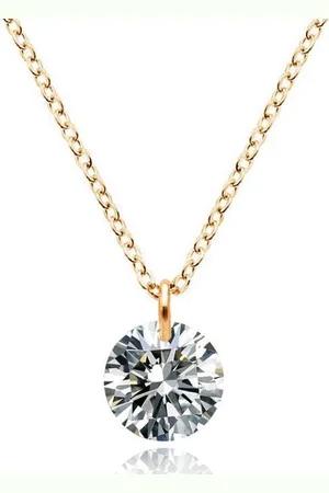 Cilla Jewels Dames ketting Edelstaal verguldkleurig Zirkoon