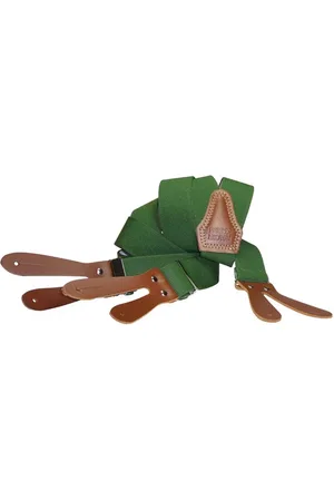 Pierre Mouton Bretel - Volwassenen - Sterk met Leertjes - - 120cm - 35mm - M - L