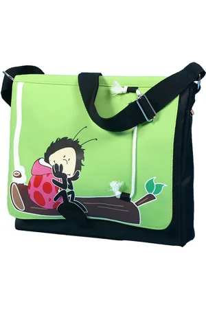 NICI Kinder schooltas Oranje - een vrolijke tas voor kinderen - schoudertas kind