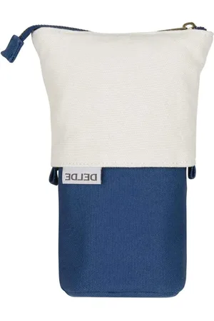 Merkloos Sunstar etui met glijbaan en standaard - Blauw - Opbergdoos voor schoolbenodigdheden