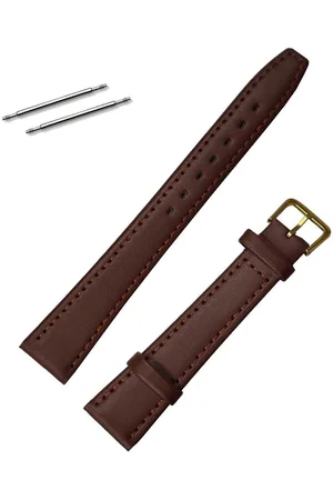 Fako Bijoux® Horlogebandje - Echt Leer - Small - 18mm