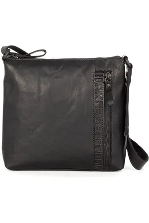 Spikes&Sparrow Leren Crossbodytas - Liz - Zwart